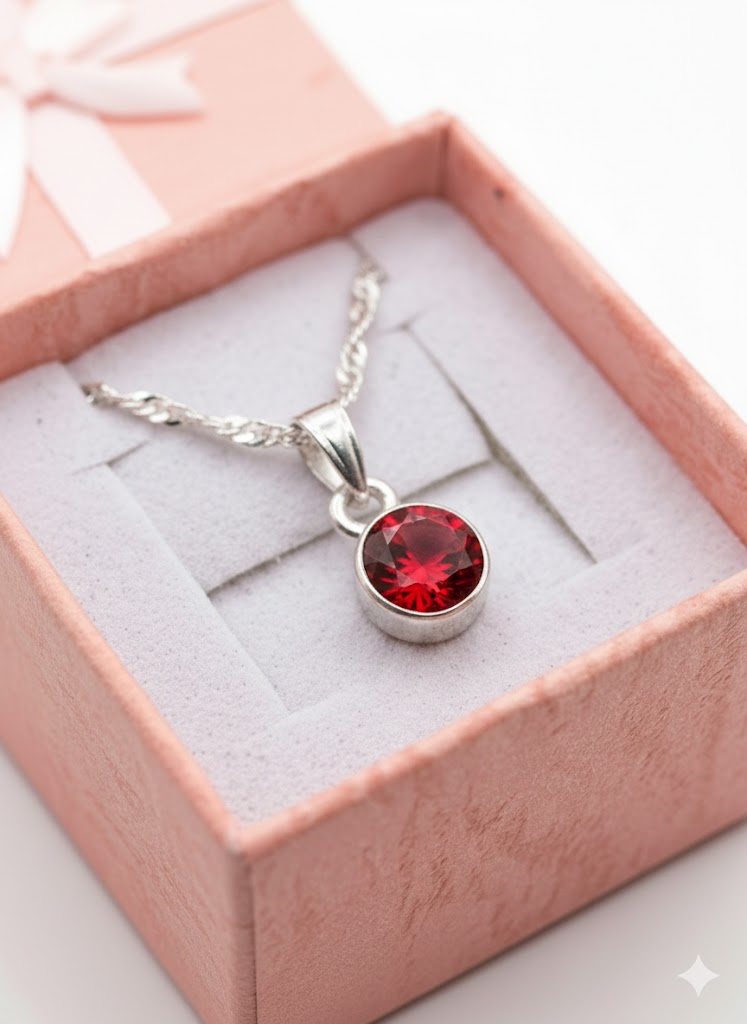 Astraea Birthstone Pendant Necklaces