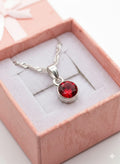 Astraea Birthstone Pendant Necklaces