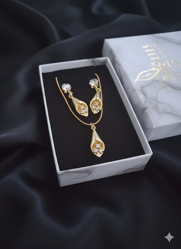 Aurelian Clarity Necklace Set