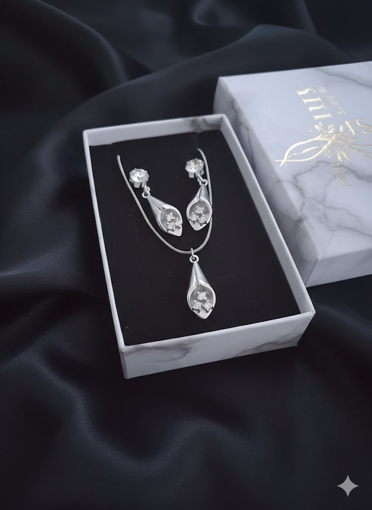 Aurelian Clarity Necklace Set