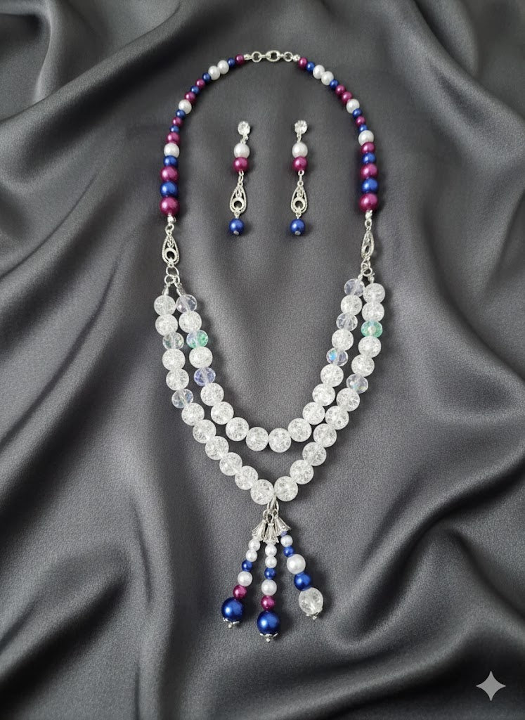 Violet Encore Multi-Pendant Necklace Set
