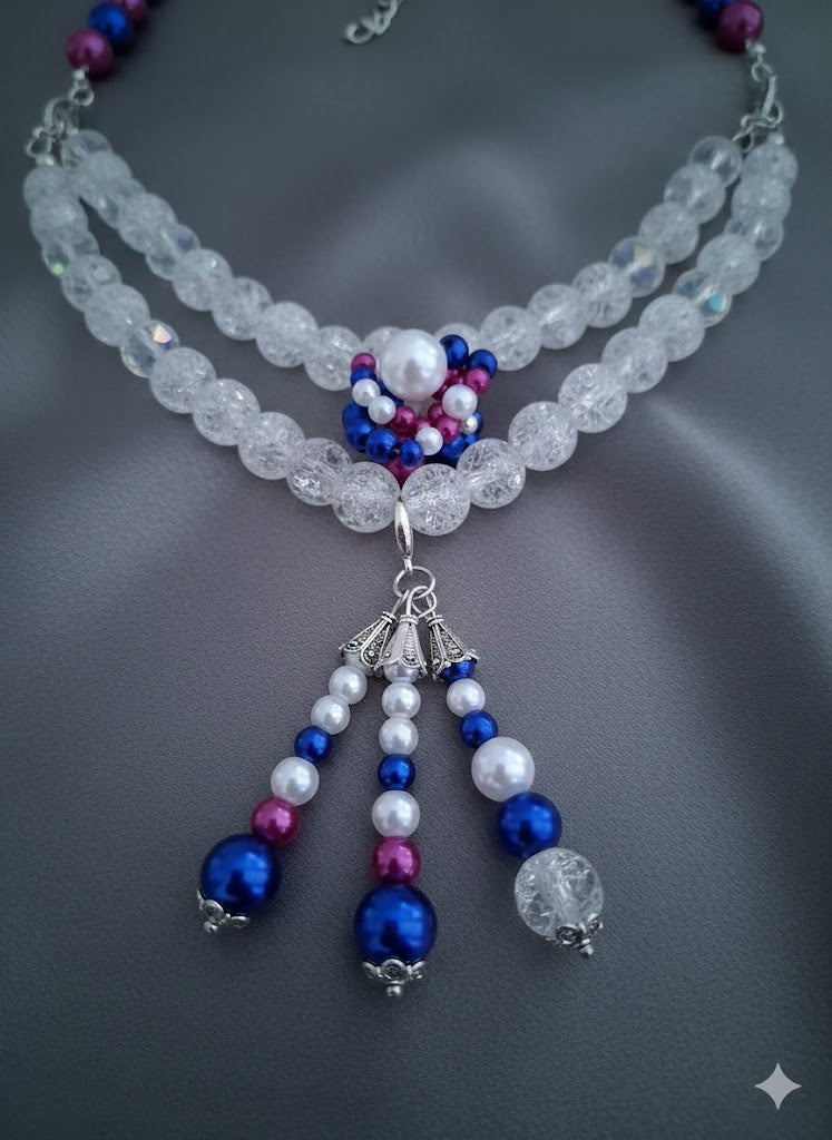 Violet Encore Multi-Pendant Necklace Set