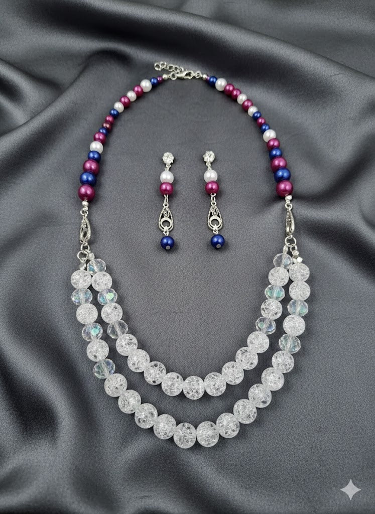 Violet Encore Multi-Pendant Necklace Set