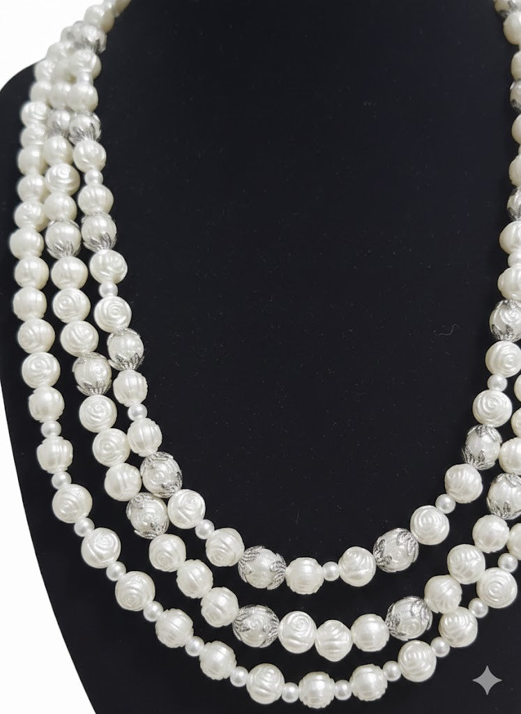 Floral Encore Triple-Strand Necklace Set