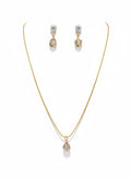 Golden Gaze Cat’s Eye & Copper Necklace Set