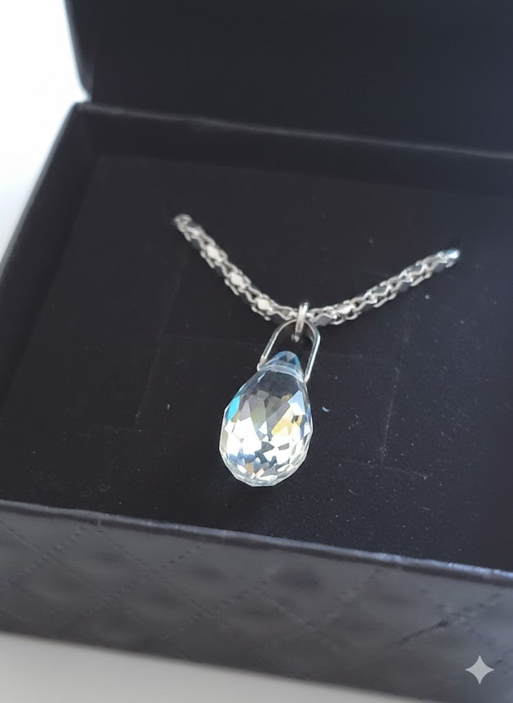 Inner Glow Crystal Pendant Necklace