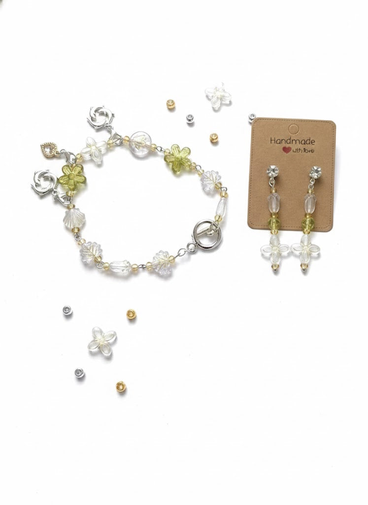 Playbill Pop Charm Bracelet & Earring Set