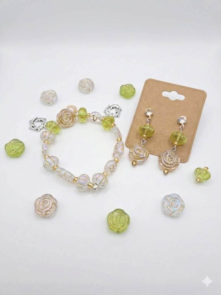 Playbill Pop Charm Bracelet & Earring Set