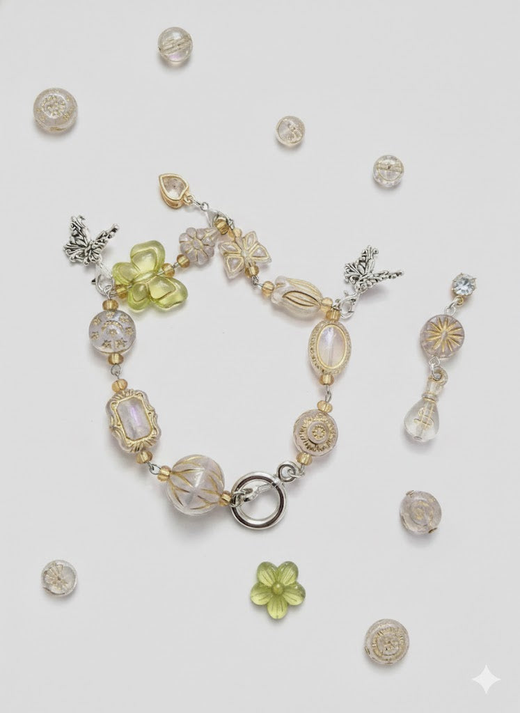 Playbill Pop Charm Bracelet & Earring Set