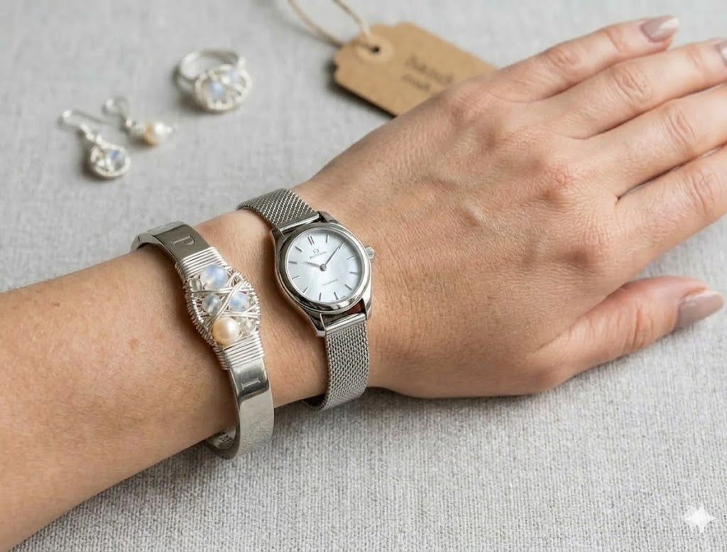 The Crown Collection - Bespoke Steel Cuff