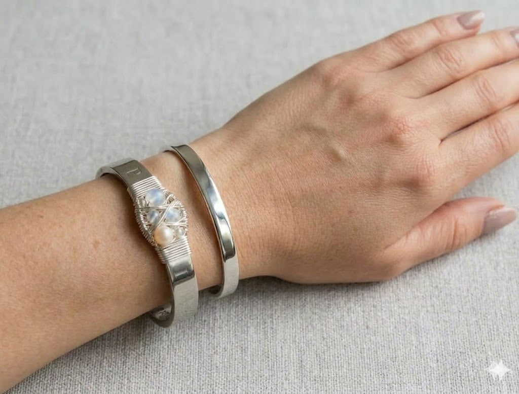 The Crown Collection - Bespoke Steel Cuff