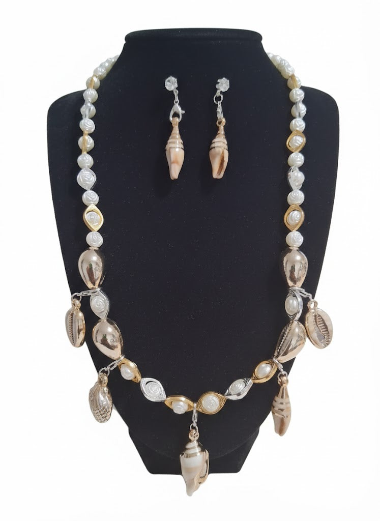 Seaside Versatility Detachable Charm Necklace Set
