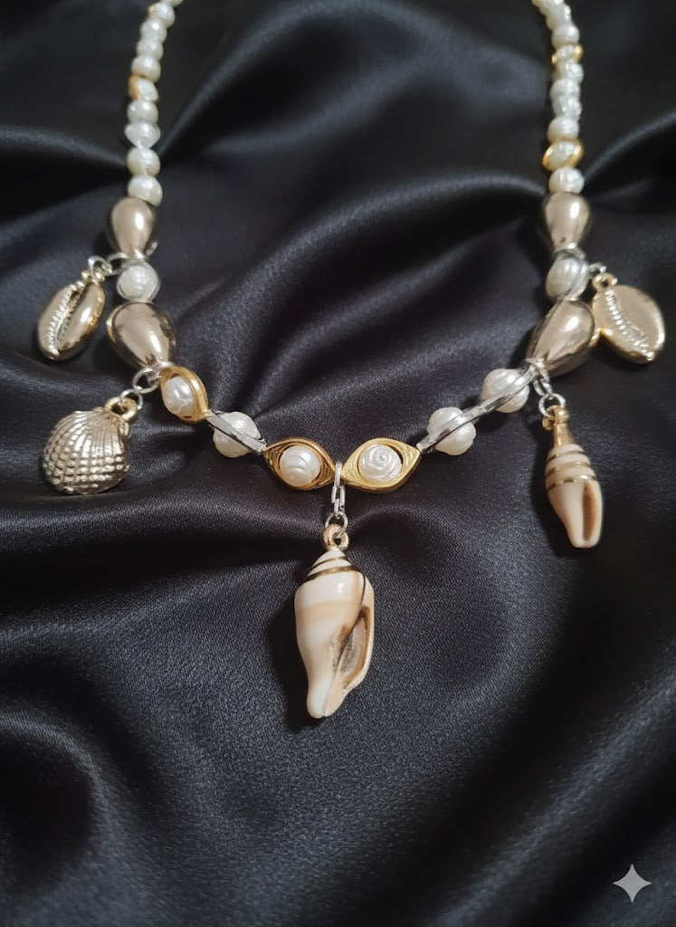 Seaside Versatility Detachable Charm Necklace Set
