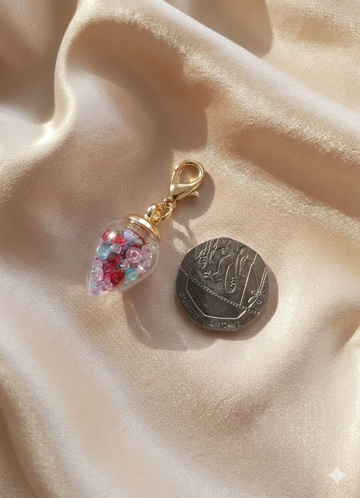 Strawberry Glass Pendant/Charm