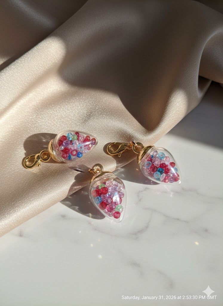 Strawberry Glass Pendant/Charm