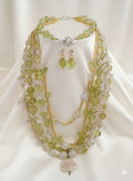 Veridian Heritage 5-Strand Three-Piece Jewellery Set